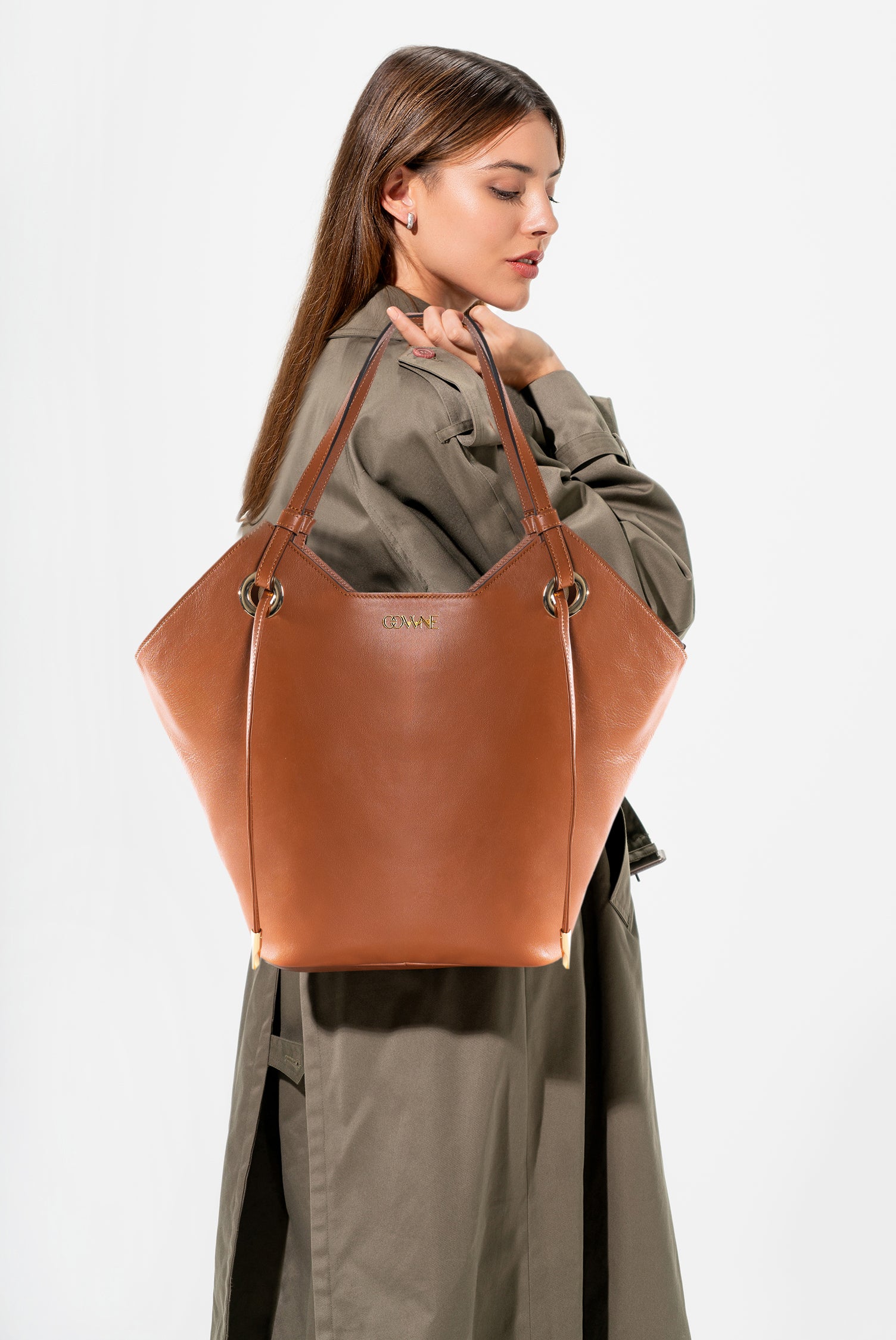 Bolso de mano de piel Joëlle