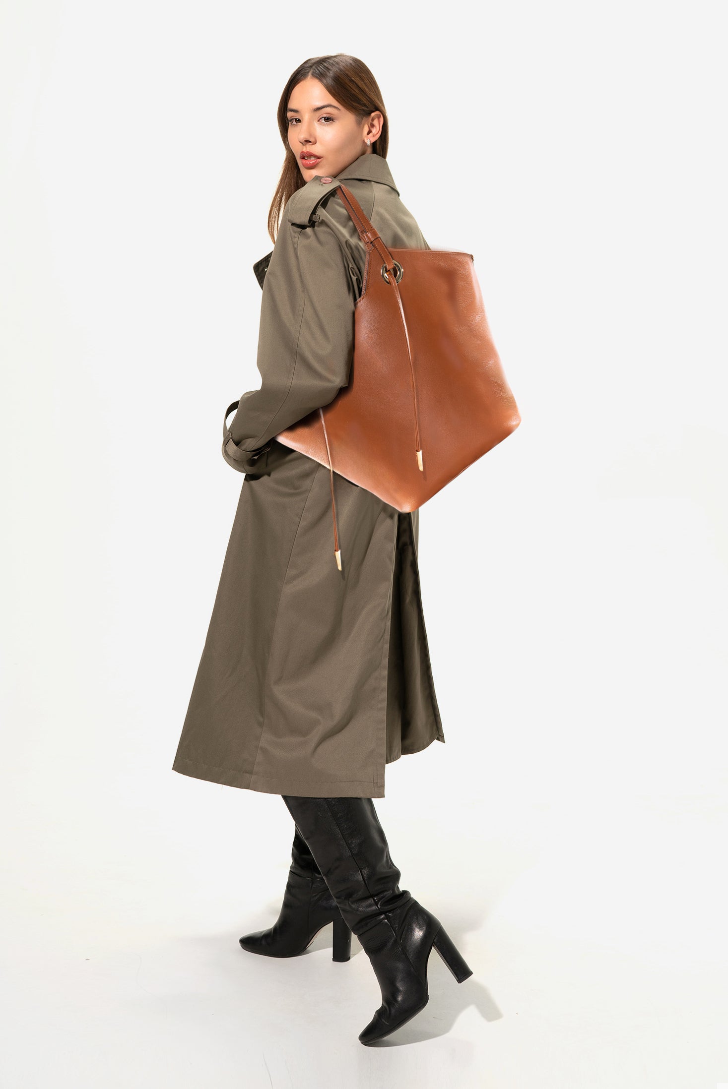 Joëlle Cabas en cuir