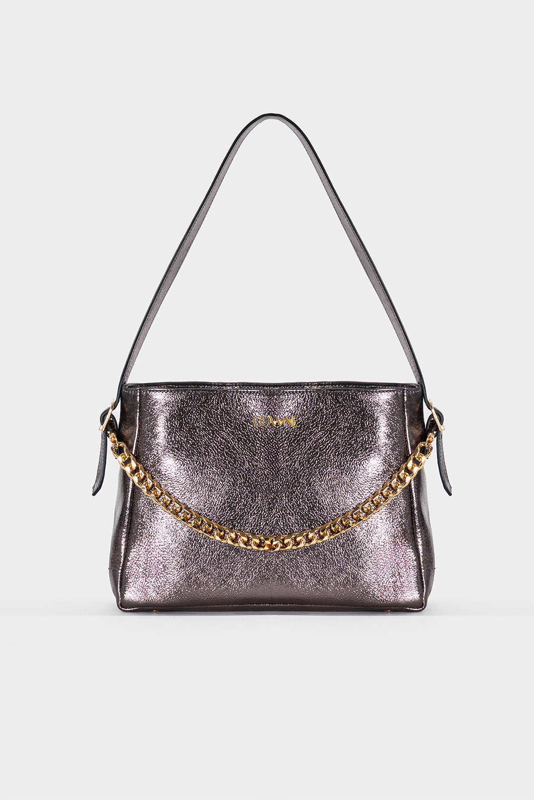 Bolso de hombro de piel Julia