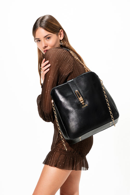 Alice Cabas en cuir