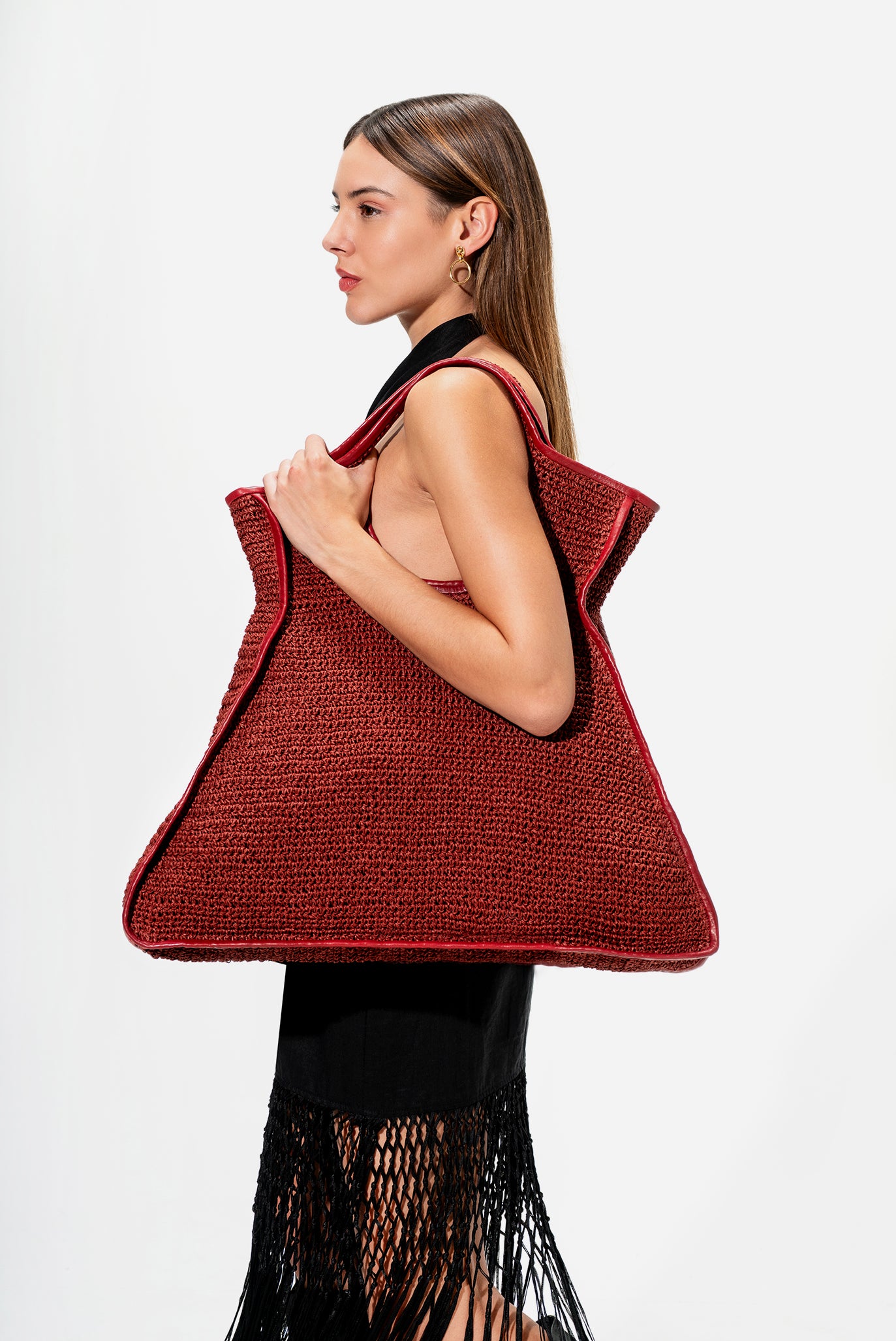 Isa Handmade Raffia Tote Bag