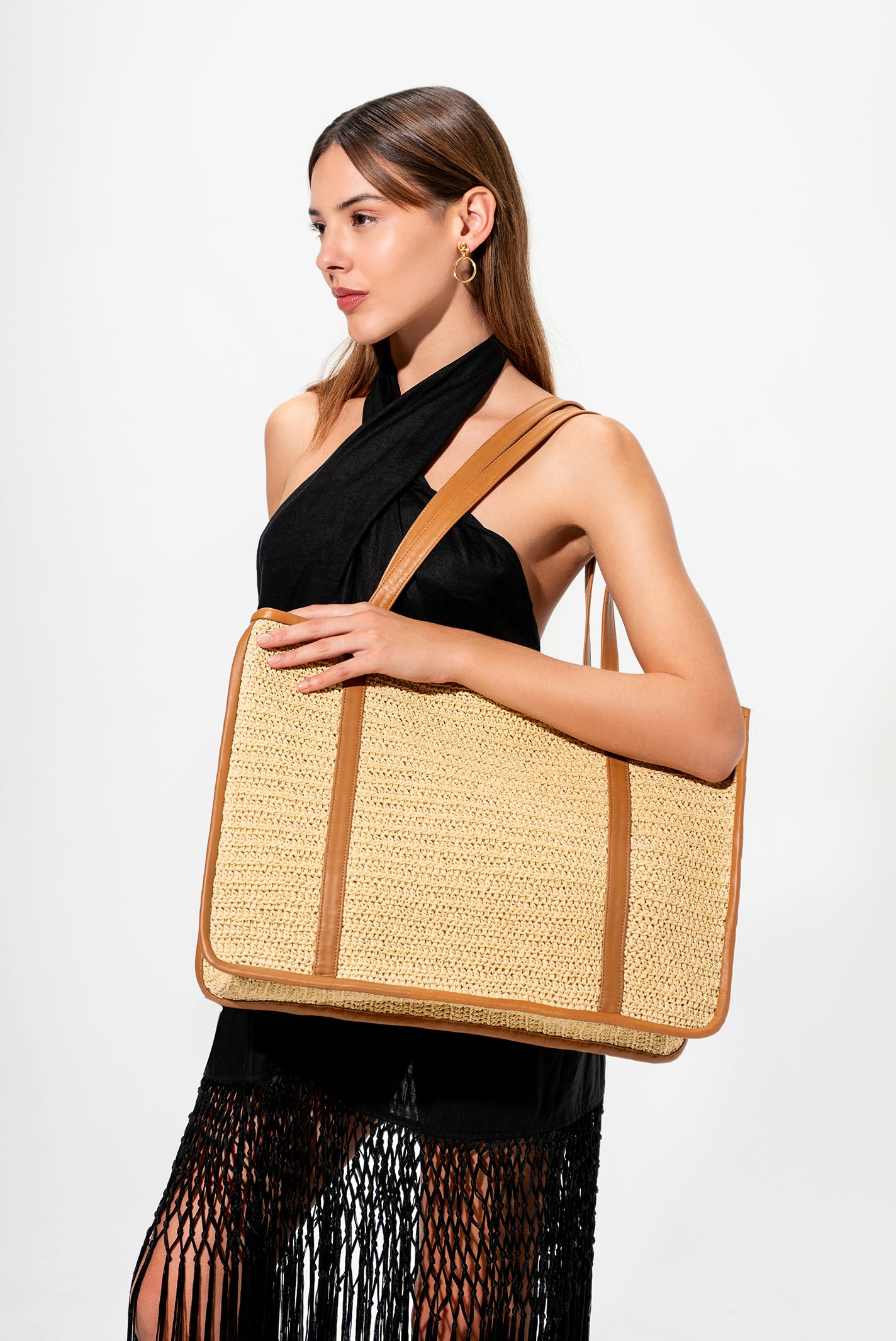 Manon Raffia Tote