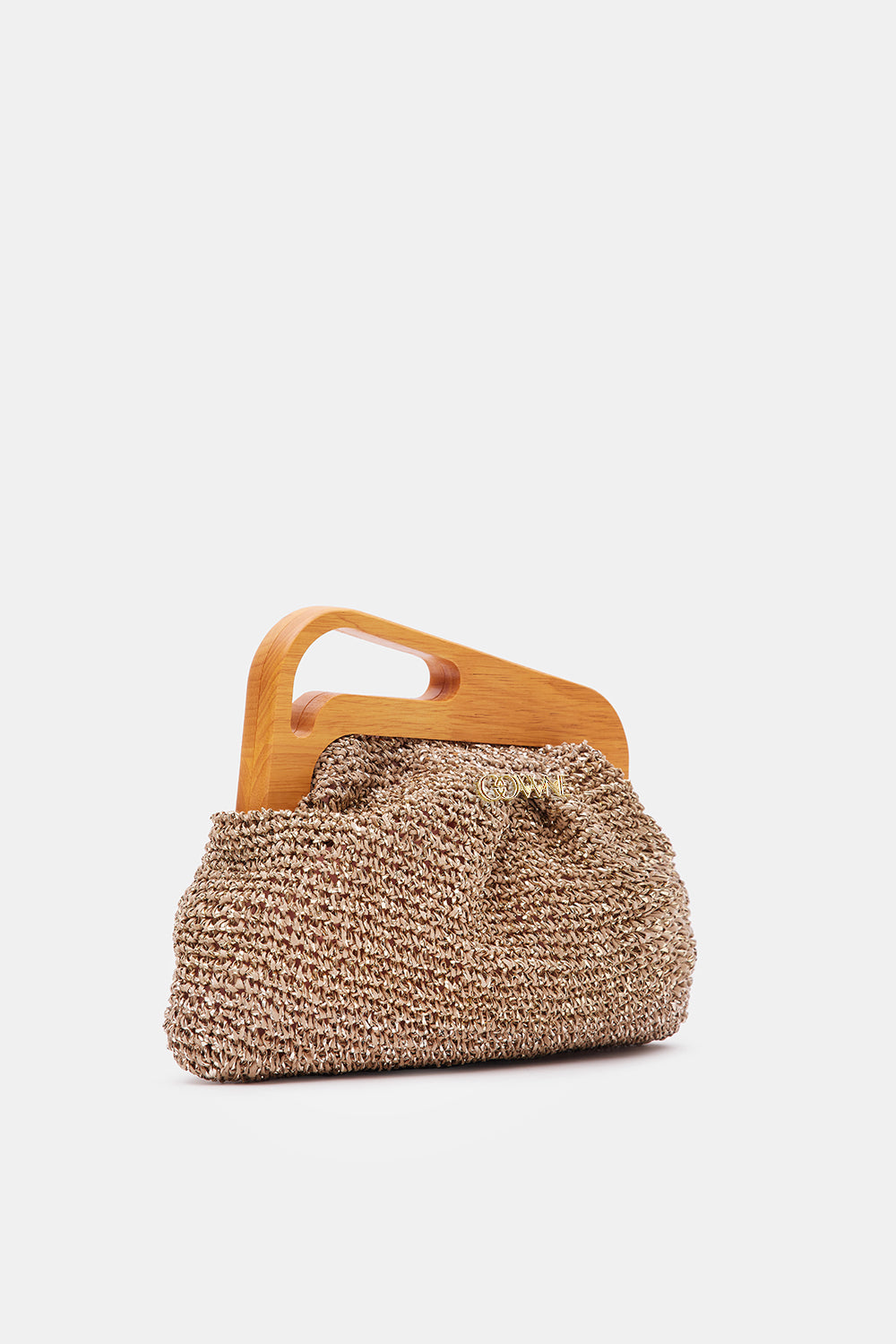 Naomi Handmade Raffia Clutch Bag