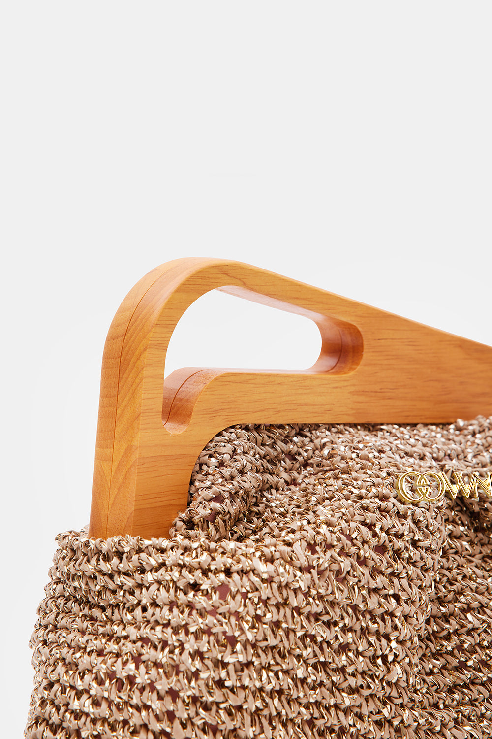 Naomi Handmade Raffia Clutch Bag