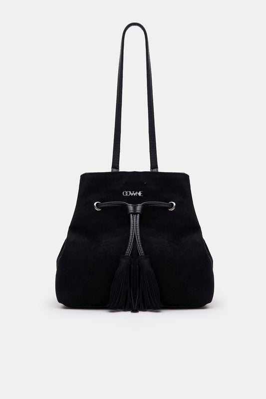 Nadia Suede Bucket Bag