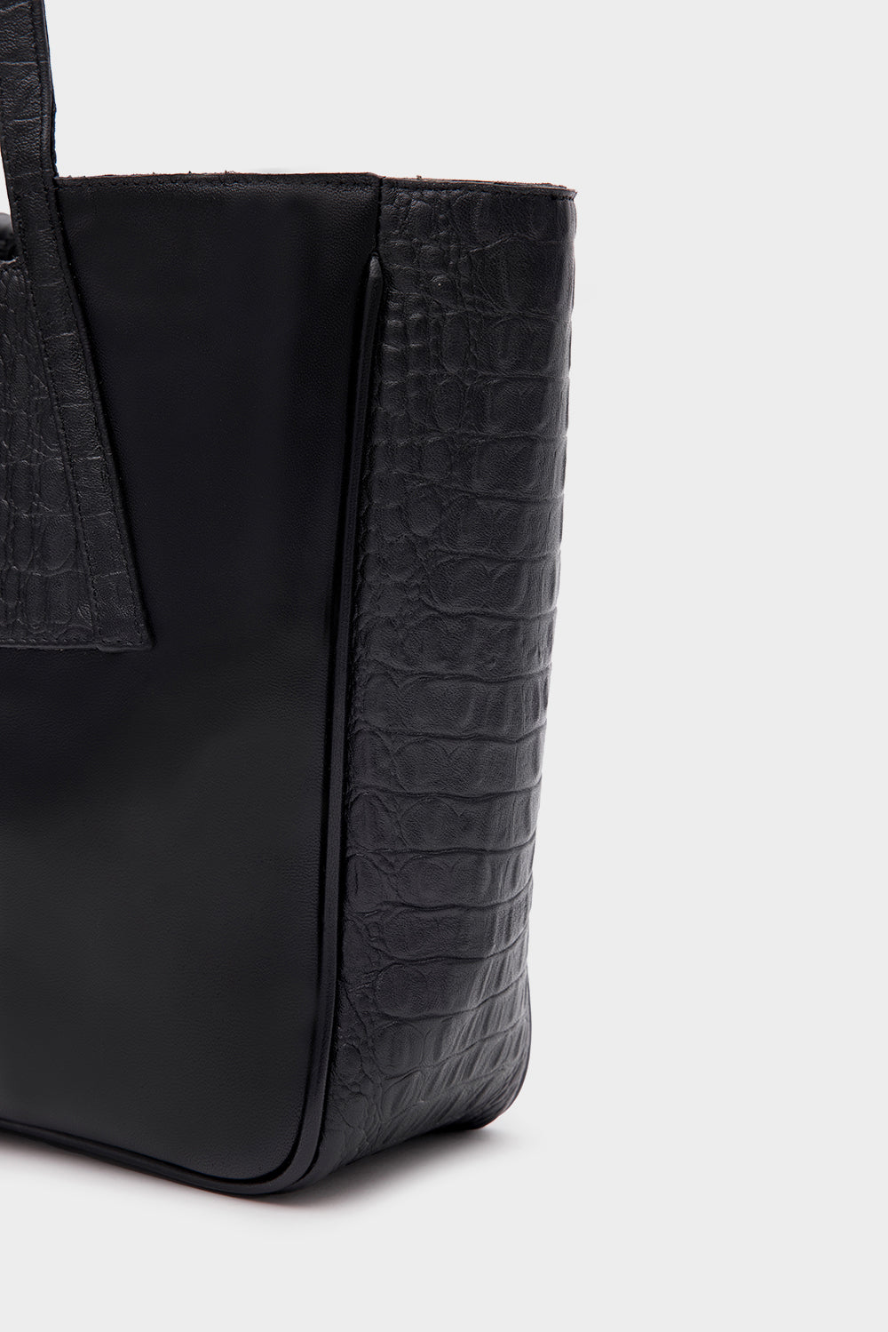 Sonya Croc-Embossed Leather Tote Bag